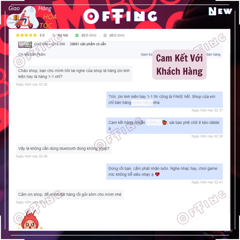 Tai nghe New bóc máy xuất nhà mạng