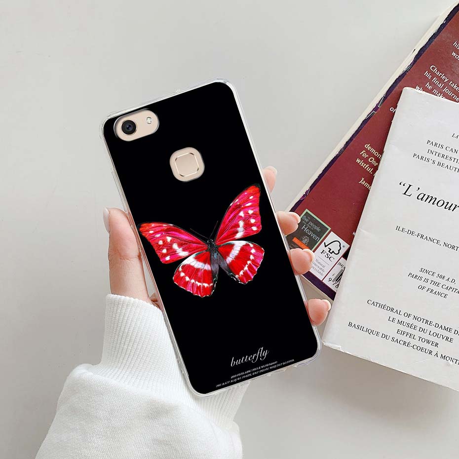 Ốp Điện Thoại TPU Dẻo Họa Tiết Hoạt Hình Dễ Thương Cho VIVO 1718 1716 V7 V7 Plus VIVO V 7 V7 +