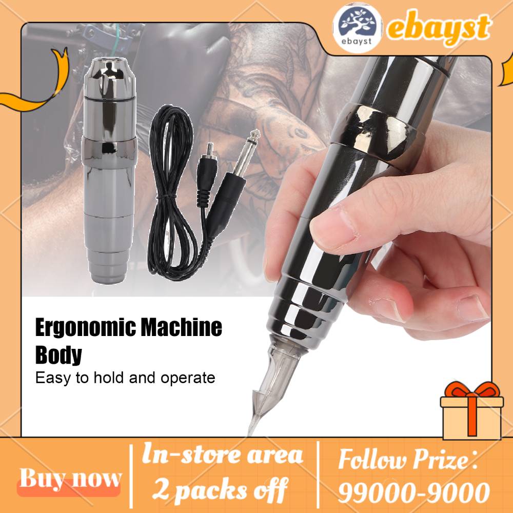 Ebayst Rotary Tattoo Gun Motor Machine Pen Cartridge Needles Supply