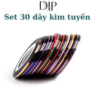 Bộ 30 cuộn băng dính trang trí móng