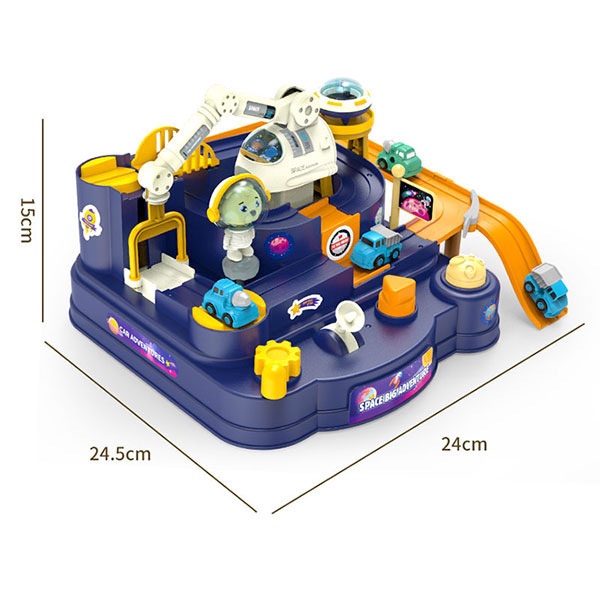 Đồ chơi đường đua ô tô phiêu lưu - Đường đua đô thị điều khiển bằng tay ZoZokids