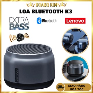 Loa bluetooth mini lenovo k3 thinkplus - không dây nhỏ gọn - bass siêu trầm - âm thanh vòm 3d