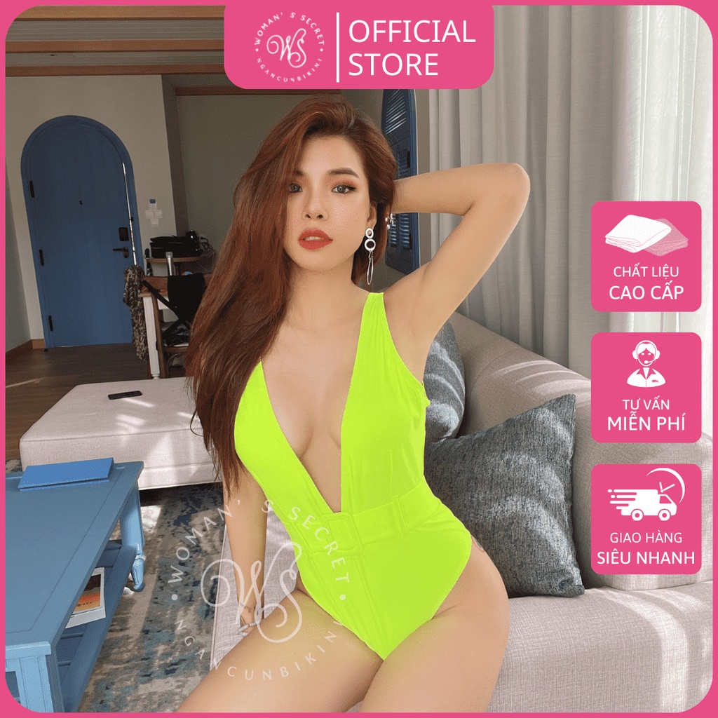 Bộ Đồ Bơi Bikini Bodysuit Kèm Đai Bụng Sang Chảnh, Trẻ Trung