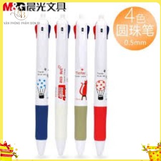 BÚT CHI 4 MÀU MG 80304 - XANH LÁ/ĐỎ/ĐEN/XANH MỰC,CHÍNH HÃNG CHẤT LƯỢNG
