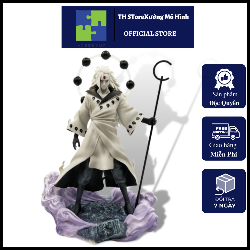 Mô hình Uchiha Madara lục đạo cao 27cm, Figure anime Naruto, mô hình Naruto mới nhất