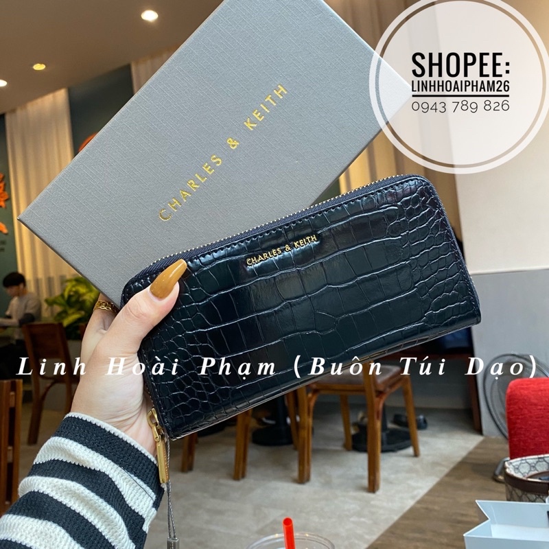 Ví cầm tay dáng kéo khoá fullbox