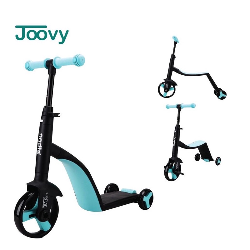 Xe trượt Scooter Joovy 3 trong 1 biến hình thành xe chòi chân, xe đạp
