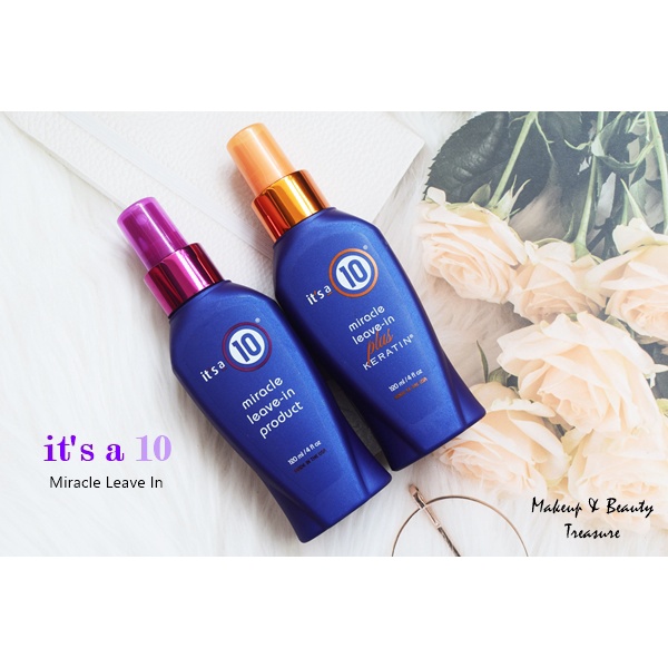 MẪU MỚI NHẤT] Xịt dưỡng tóc It's a 10 miracle leave-in product hoặc It's A  10 Miracle Leave-In Plus Keratin | Shopee Việt Nam