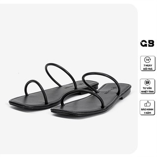 [Mã WABRMH99 giảm 12% đơn 99K]Dép Nữ giayBOM Kiểu Quai 2 Dây Đế Bệt GB00038