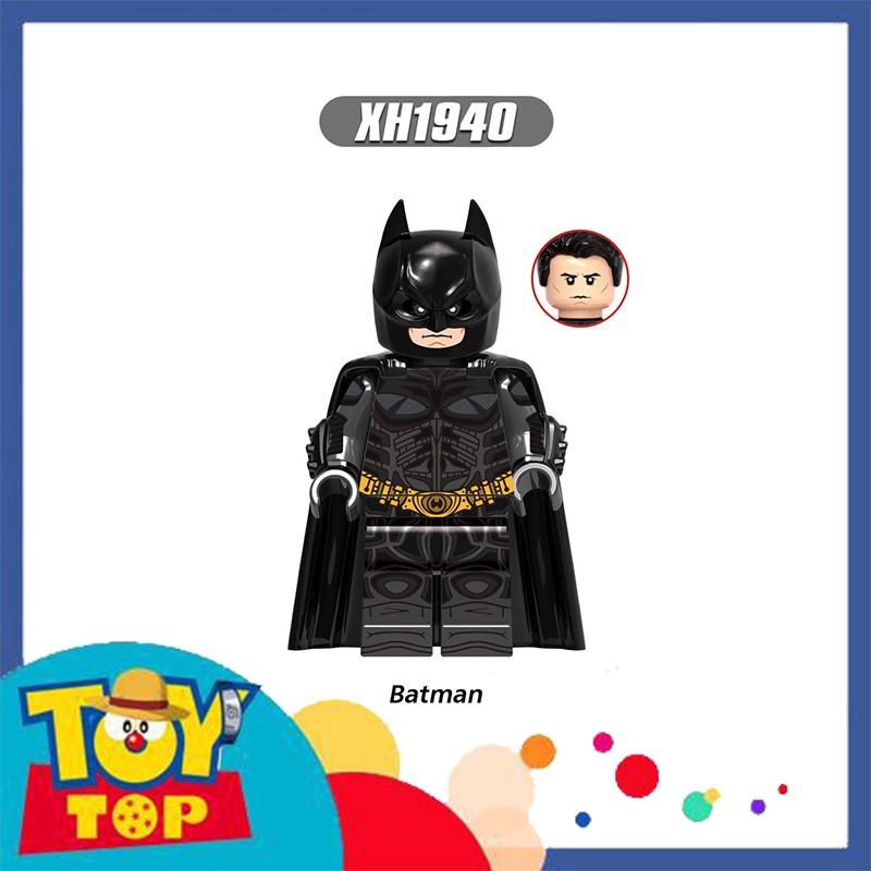 Đồ chơi lắp ráp mini siêu anh hùng người dơi Batman Joker Batwoman Killer Croc xếp hình X0341