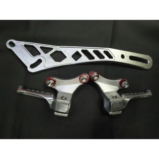 Gác chân kiểu satria mã lai gắn exciter150+ pát treo pô CNC