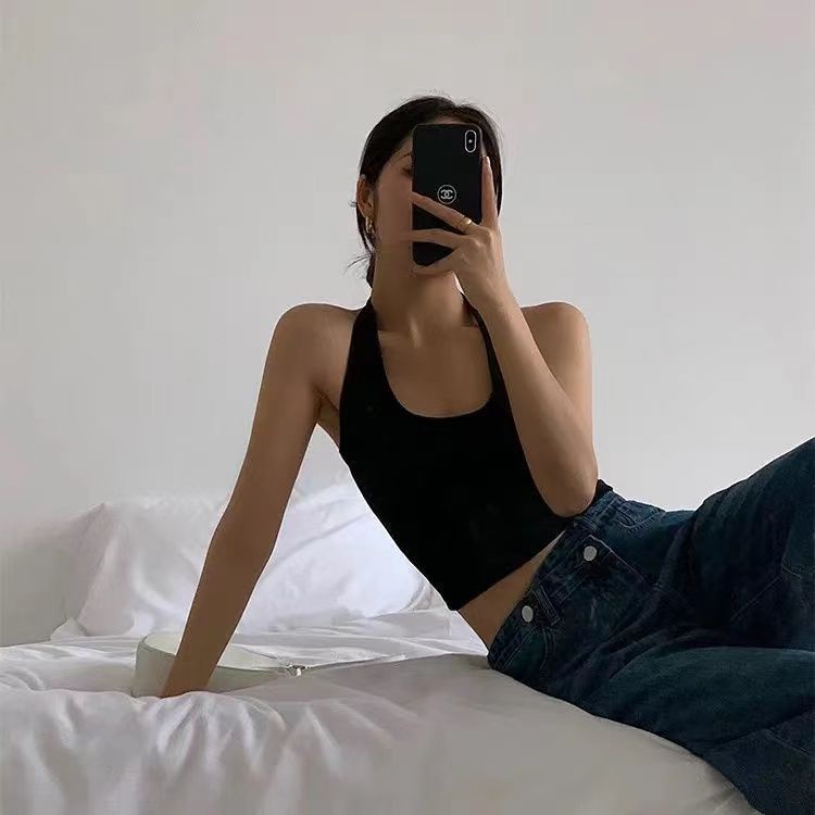 Áo Hai Dây Cổ Yếm Gợi Cảm Thời Trang Mùa Hè Cho Bạn Gái