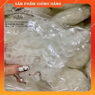 Chum silicon đựng mực phun xăm(1 gói/~100c)