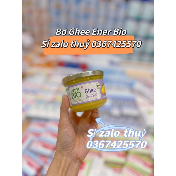 (Hàng Air/ bill) Bơ Ghee hữu cơ Ener Bio 180g Đức