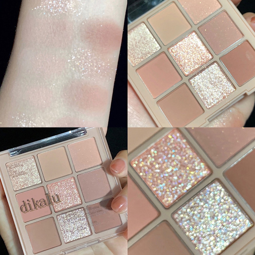 Bảng Phấn Mắt 9 Màu Sắc Dikalu Baby BB1 MMQ 2022