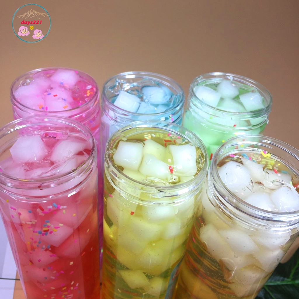 Slime lọc lục giác đầy thạch xốp cốm kim tuyến nhũ Đồ chơi hũ slam chất nhầy ma thuật squishy