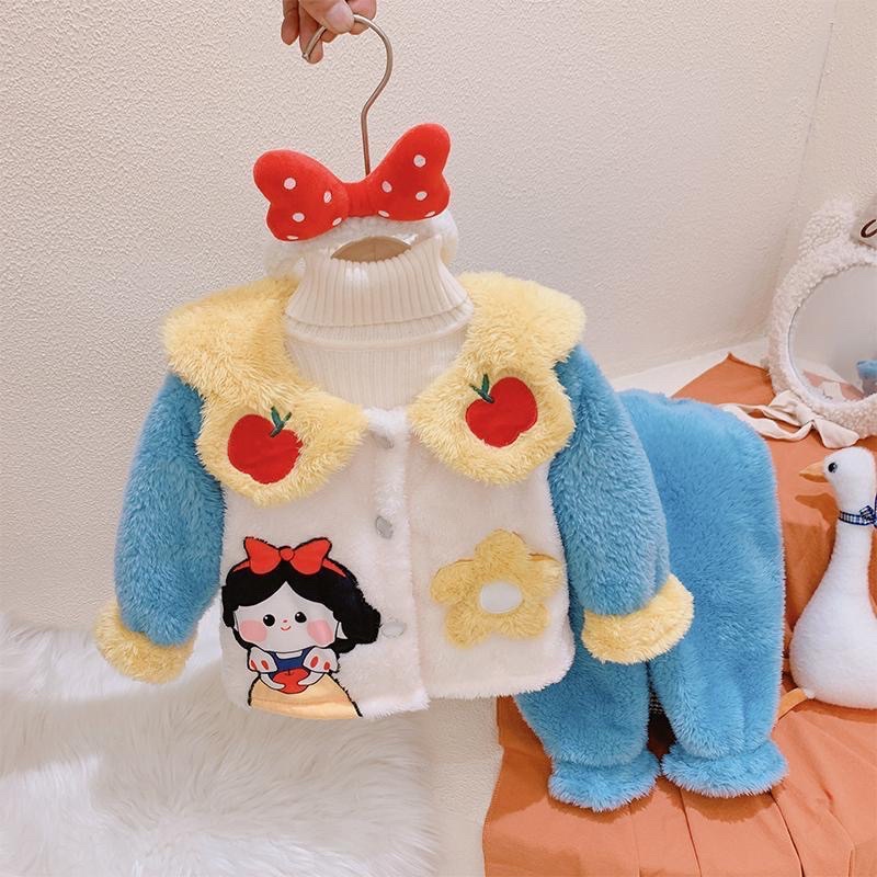 BỘ MẶC NHÀ LÔNG CHO BÉ