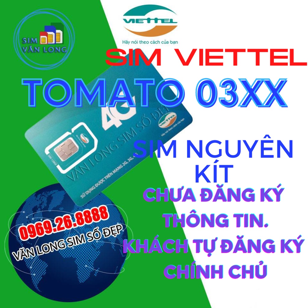 Sim đẹp Viettel nguyên kít, Khách tự đăng ký thông tin tại các cửa hàng Viettel Nghe, Gọi, Nhận SMS, Nhận OTP, Code