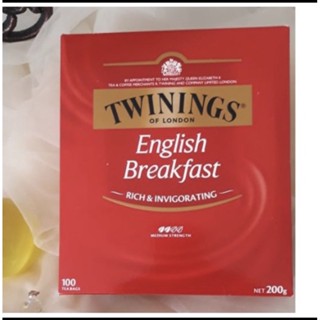 Trà túi lọc HỘP LỚN TWININGS OF LONDON (Trà Hoa cúc, Chanh & Gừng, Bạc Hà, Trà xanh, English Breakfast, Earl Grey)