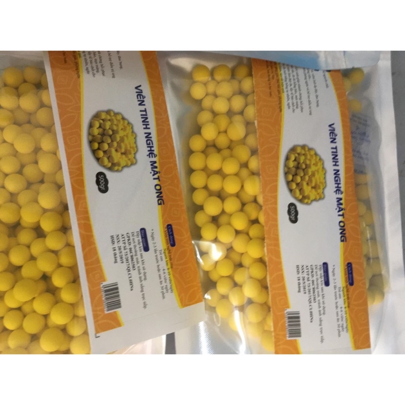 100gr Viên tinh nghệ mật ong bổ máu đẹp da giảm cân