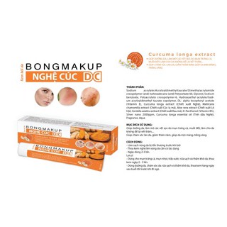 KEM NGHỆ BONGMAKUP NGHỆ CÚC DC - GIÚP DƯỠNG DA, MỜ SẸO