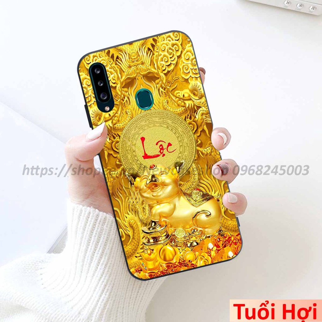 Ốp Samsung A20s / A21 / A8S / A9 2019 in hình 12 Con Giáp Tài Lộc 3D