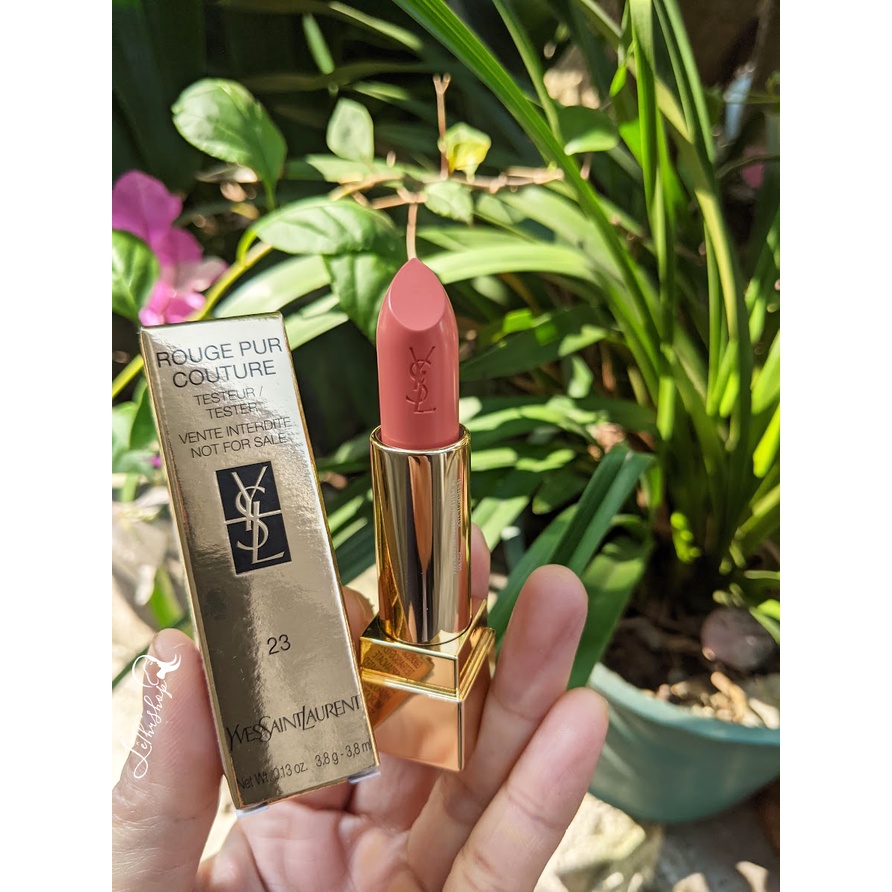 [Nội địa Pháp] Son YSL 23 Coral Poetique màu cam nude