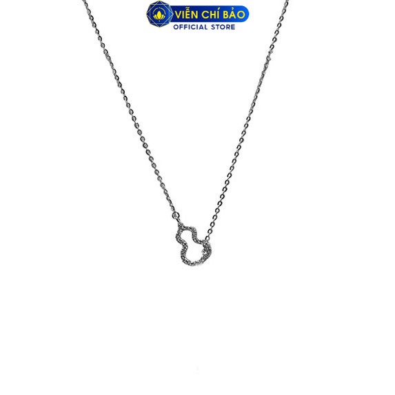 Dây chuyền hồ lô đính đá chất liệu bạc Thái 925 thời trang phụ kiện trang sức nữ Viễn Chí Bảo D000025