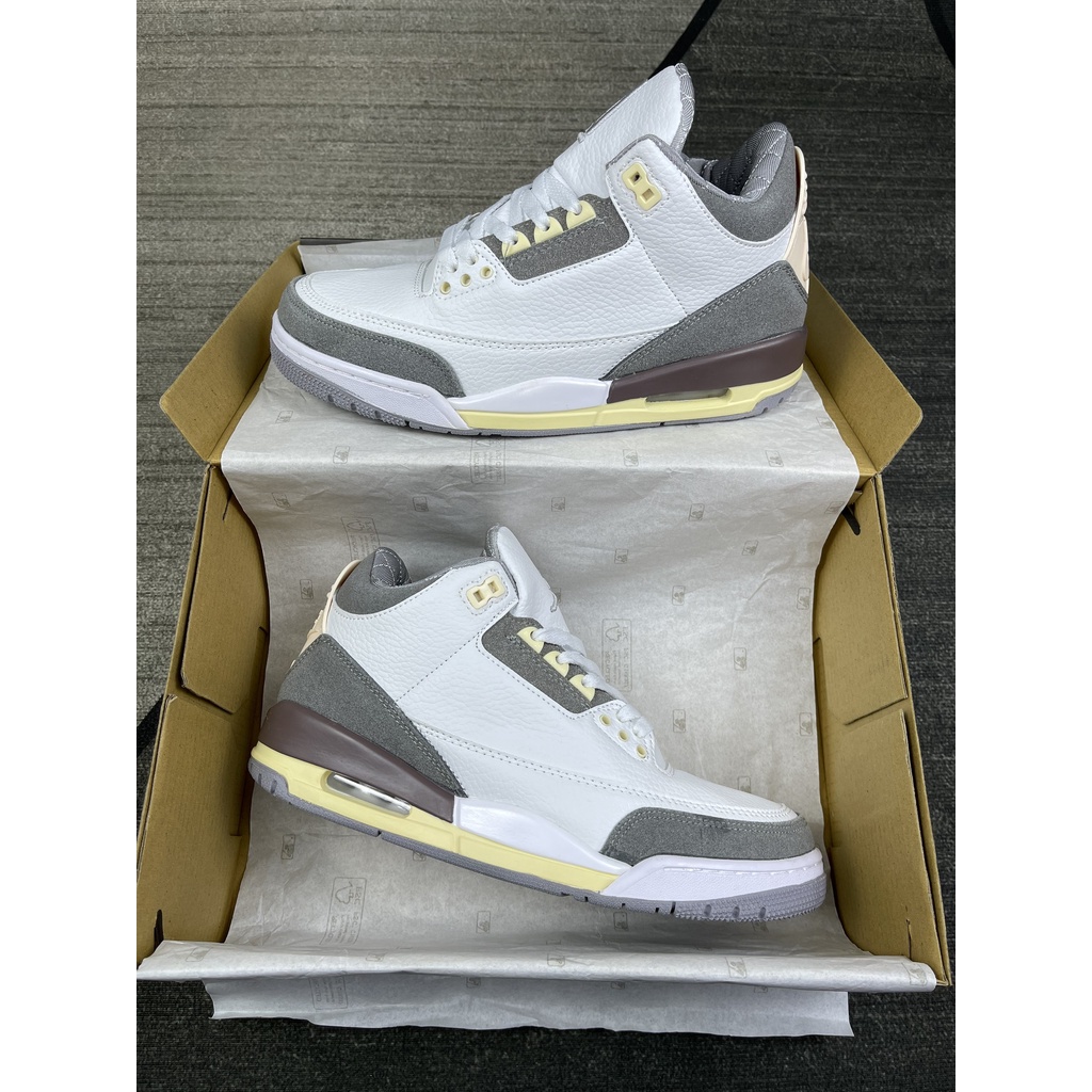 Giày Jordan 3 bản cao cấp trắng custom siêu đẹp