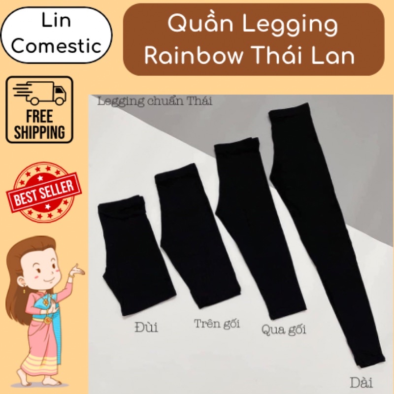 Quần Legging Rainbow Thái Lan