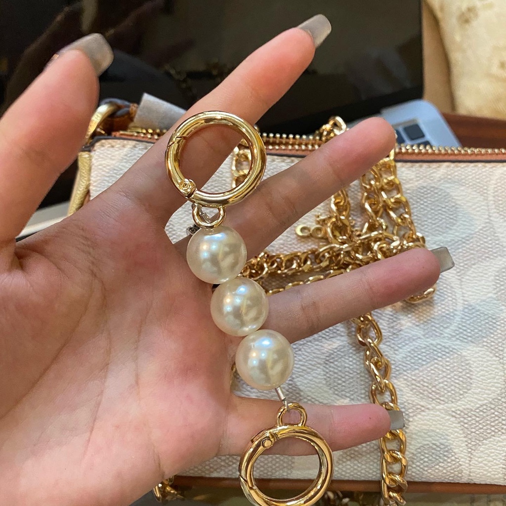 Túi đeo vai Coach dáng thuyền full hộp bill hãng