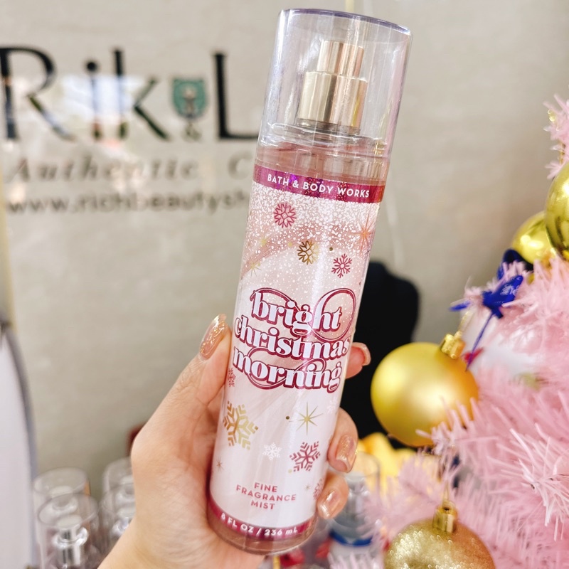 Auth - New |BRIGHT CHRISTMAS MORNING | Xịt Thơm Body Mist Bath & Body Works