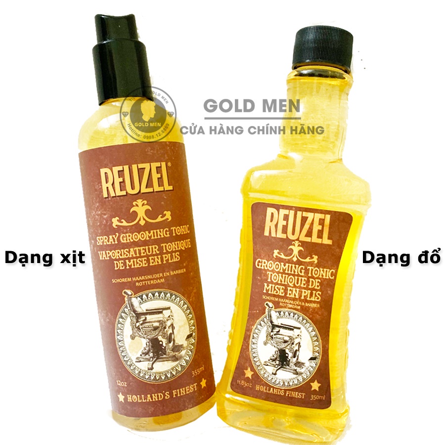 Chai xịt tạo phồng, dưỡng tóc Reuzel Spray Grooming Tonic