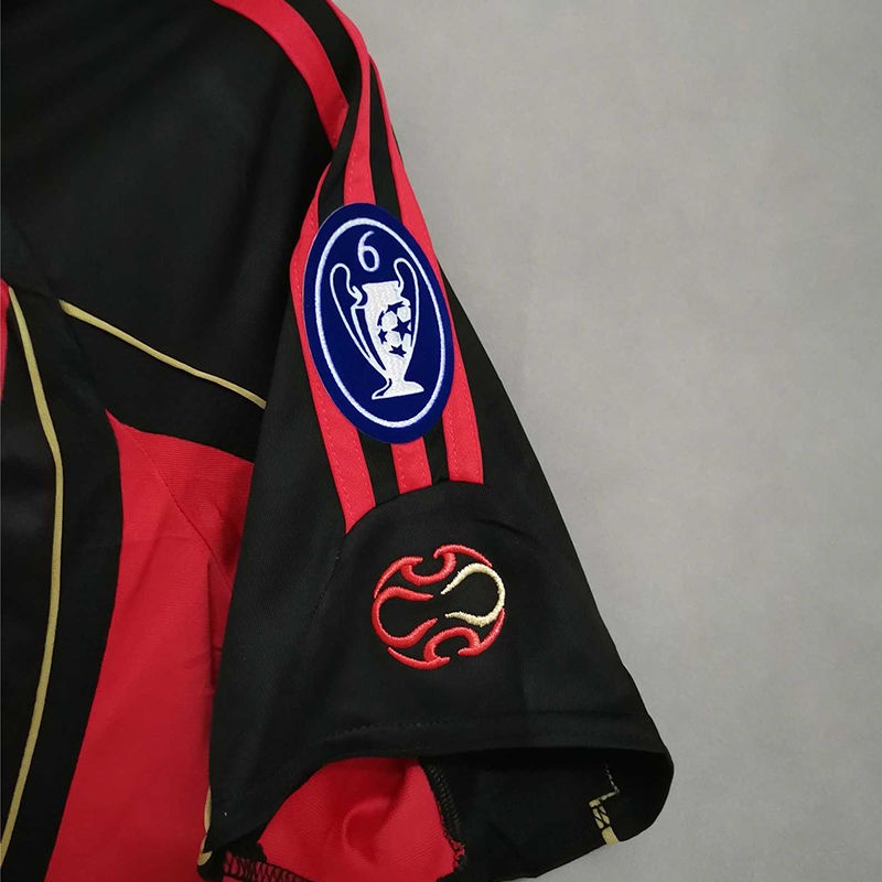 Bộ Quần Áo Bóng Đá Đội Nhà Ronaldo Kamardini Champions League 0607ac Milan