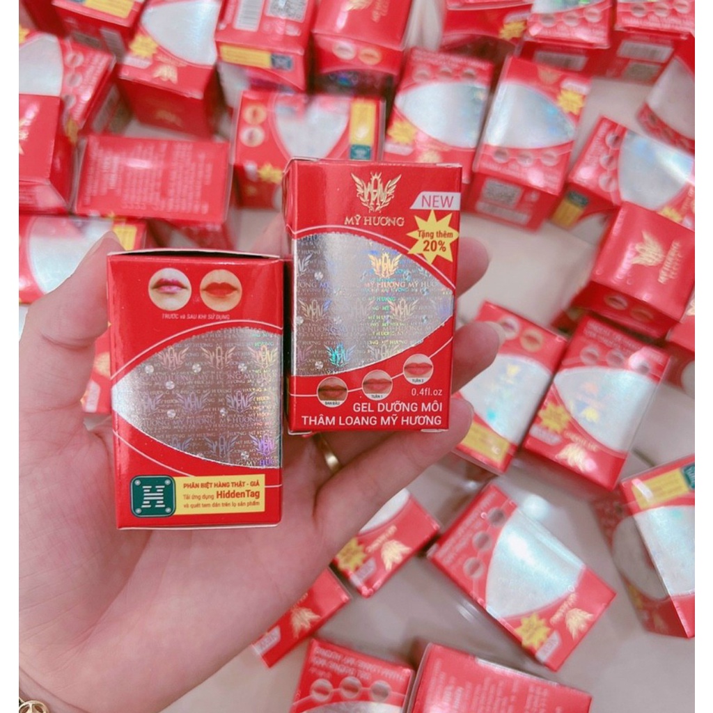 Gel dưỡng môi Mỹ Hương, dưỡng môi Mỹ Hương giúp môi mềm và lên màu đẹp sau phun săm