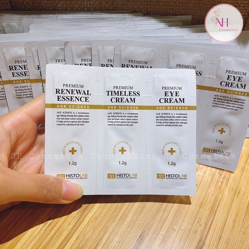 SAMPLE KEM GIẢM VẾT CHÂN CHIM VÙNG MẮT - PREMIUM EYE CREAM HISTOLAB