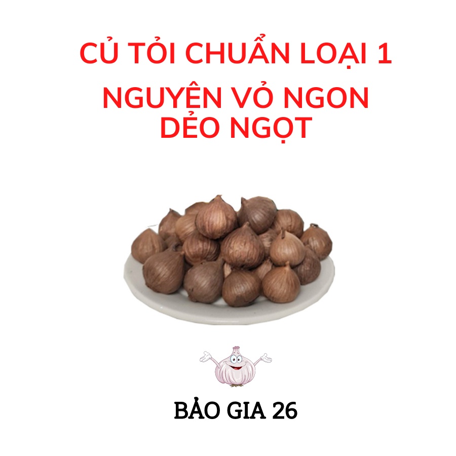 - Túi 500g - Tỏi Đen Cô Đơn Hoshi Xuất Khẩu - Lên Men 90 Ngày