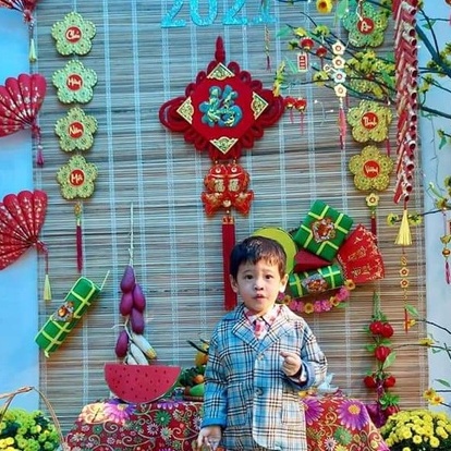 Mành trang trí Tết ,lễ hội ,làm decor ,chụp hình giá rẻ màu tự nhiên