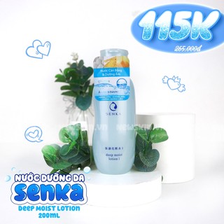 Nước Hoa Hồng Cân Bằng và Dưỡng Ẩm Chuyên Sâu Senka Deep Moist Lotion 200ml