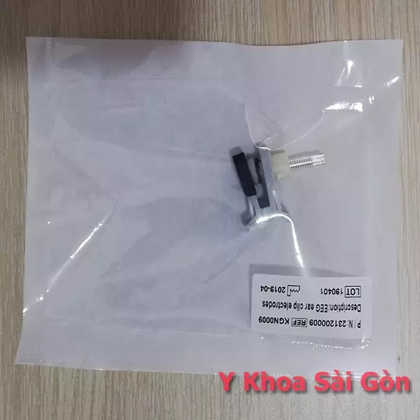 ĐIỆN CỰC KẸP TAI MÁY ĐO ĐIỆN NÃO KT88 CONTEC - SL 1 CÁI - MỚI 100%
