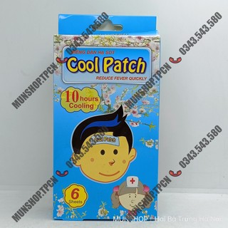 Miếng dán hạ sốt Cool Patch / Cool-kid extra hộp 6 miếng