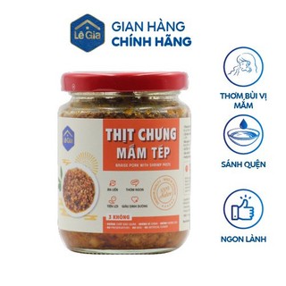 Set thuận buồm xuôi gió 5 Lê Gia (01 ruốc tôm sú, 01 ruốc tép biển, 01 thịt chưng mắm tép, 01 kho quẹt 240g)