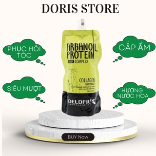 Kem Ủ Tóc DELOFIL 500ml Phục Hồi Tóc Khô Xơ Hư Tổn Siêu Mượt Hương Nước Hoa Dạng Túi