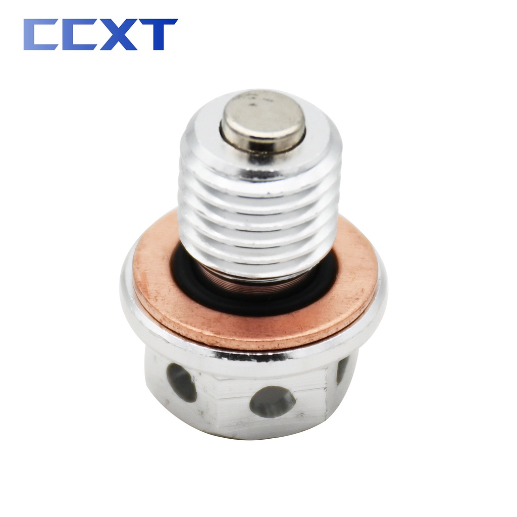 Nút Cắm Xả Dầu Từ Tính Cho Kwasaki NINJA400 Z250 Z250SL ZZR250 ER-4N W400 ZRX400 ZZR400 ZX-6 ZZR600 ER-6F ER-6N KLX125 250