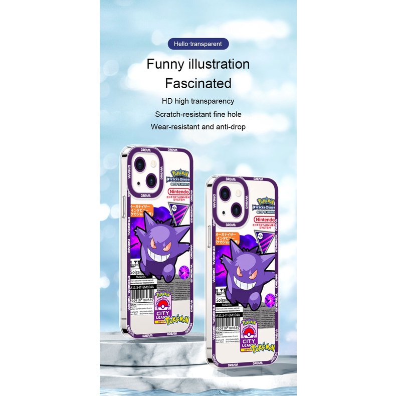 Ốp Điện Thoại Silicon Trong Suốt Họa Tiết Pokemon Cho Redmi Note 7 8 9 10 11 Pro Redmi 9A 9C 10A