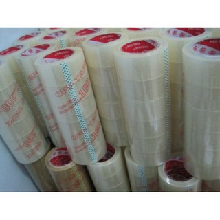 băng keo dán thùng trong , đục 100ya (1 lốc 6 cuộn)