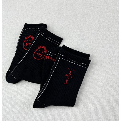 Vớ Travis Scott Cotton Thể Thao Phong Cách Hip Hop Thời Trang Đường Phố Cho Nam