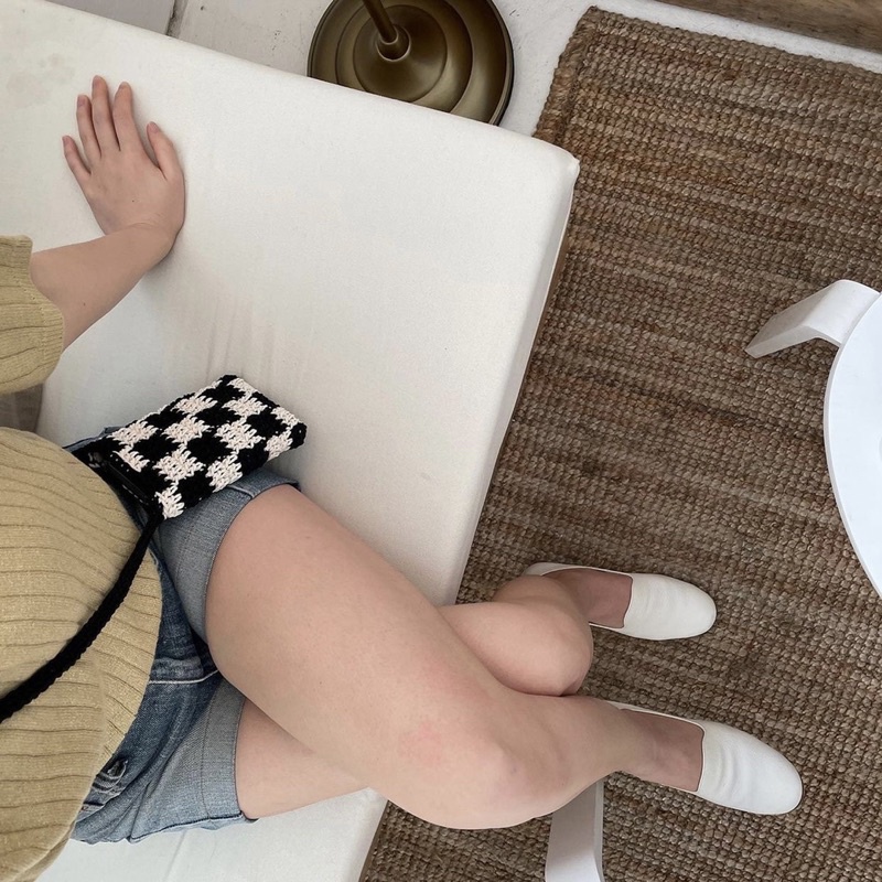 GINGHAM BAG - TÚI LEN ĐỰNG ĐIỆN THOẠI