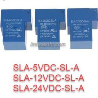 Linh kiện Relay SLA  SLA-05VDC-SL-A  SLA-12VDC-SL-A  SLA-24VDC-SL-A   4 chân/ 5 CHÂN 30A Songle