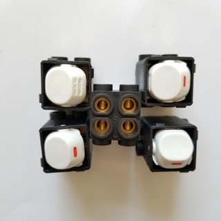 Hạt công tắc 2 cực (2 chiều) 20A Sino (Hạt bình bóng lạnh, hạt điều hòa)